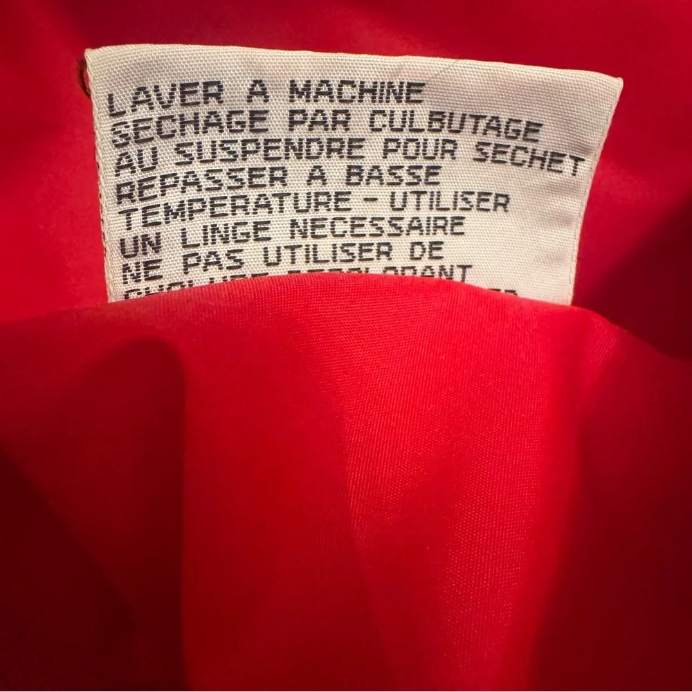 Eddie Bauer Red‎ Pullover Windbreaker Jacket Vintage Nylon Anorak XL